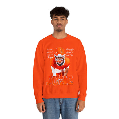 CJ June Featured Quote Crewneck Sweatshirt