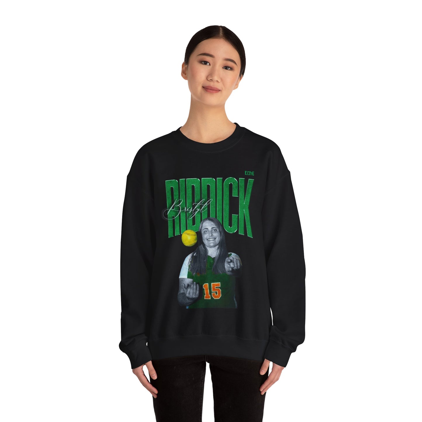 Bristyl Riddick Faded Glory Crewneck Sweatshirt