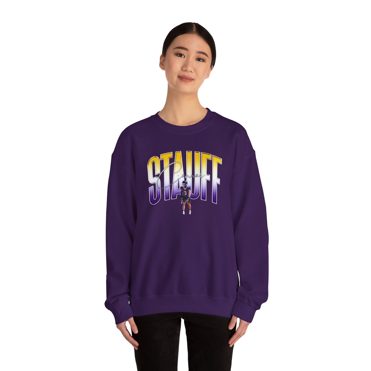 Connor Stauff Big Initials Colored Crewneck Sweatshirt