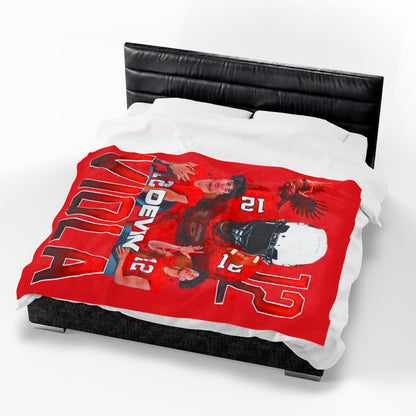 Devin Viola 60"-80" Plush Blanket
