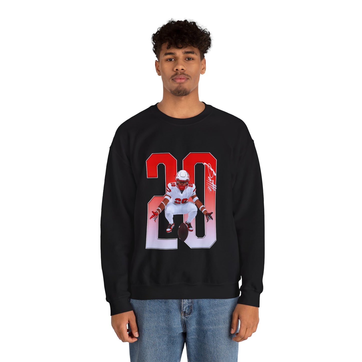 Reign Battle Player Icon Number Crewneck Sweatshirt