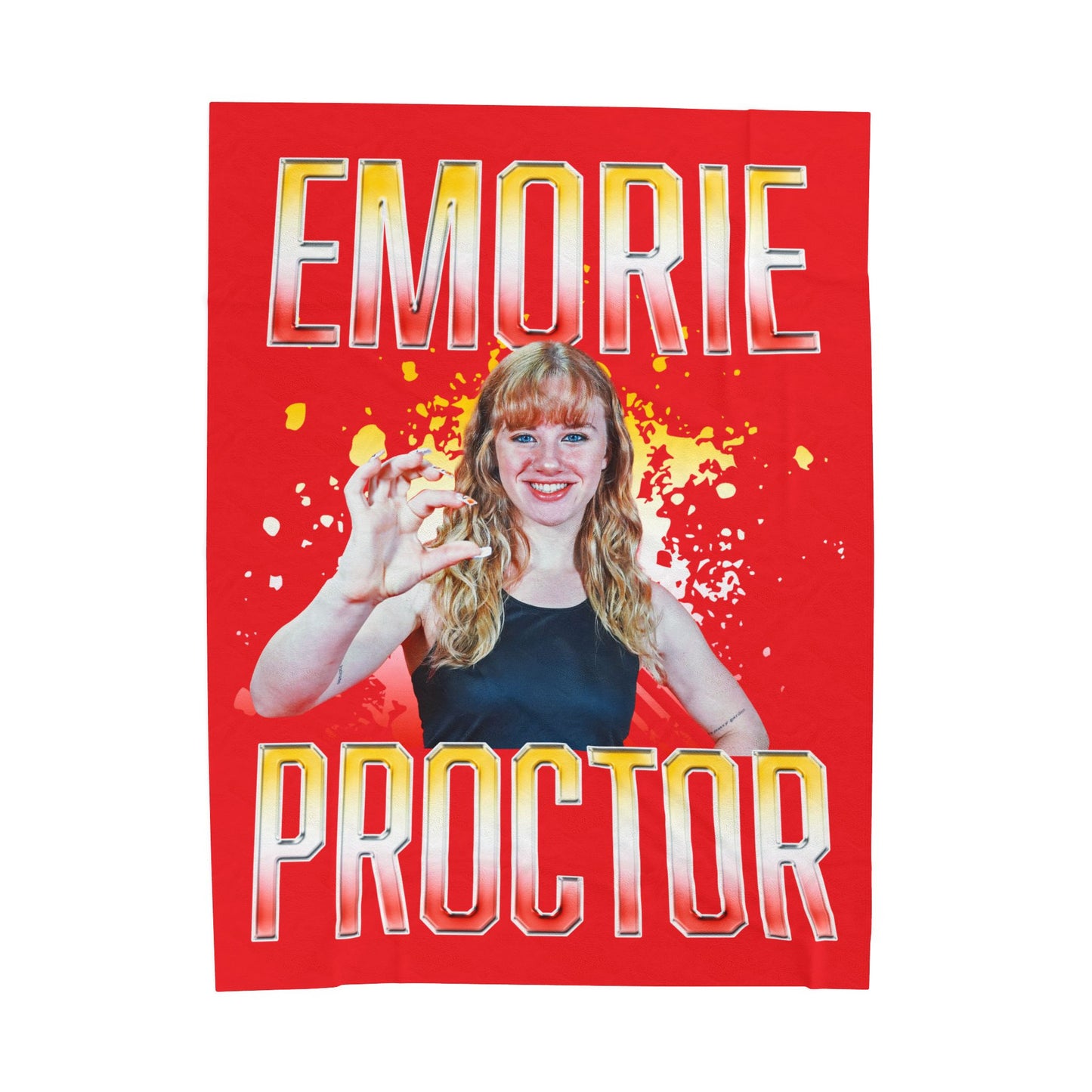 Emorie Proctor Hombre Combo 60"-80" Plush Blanket