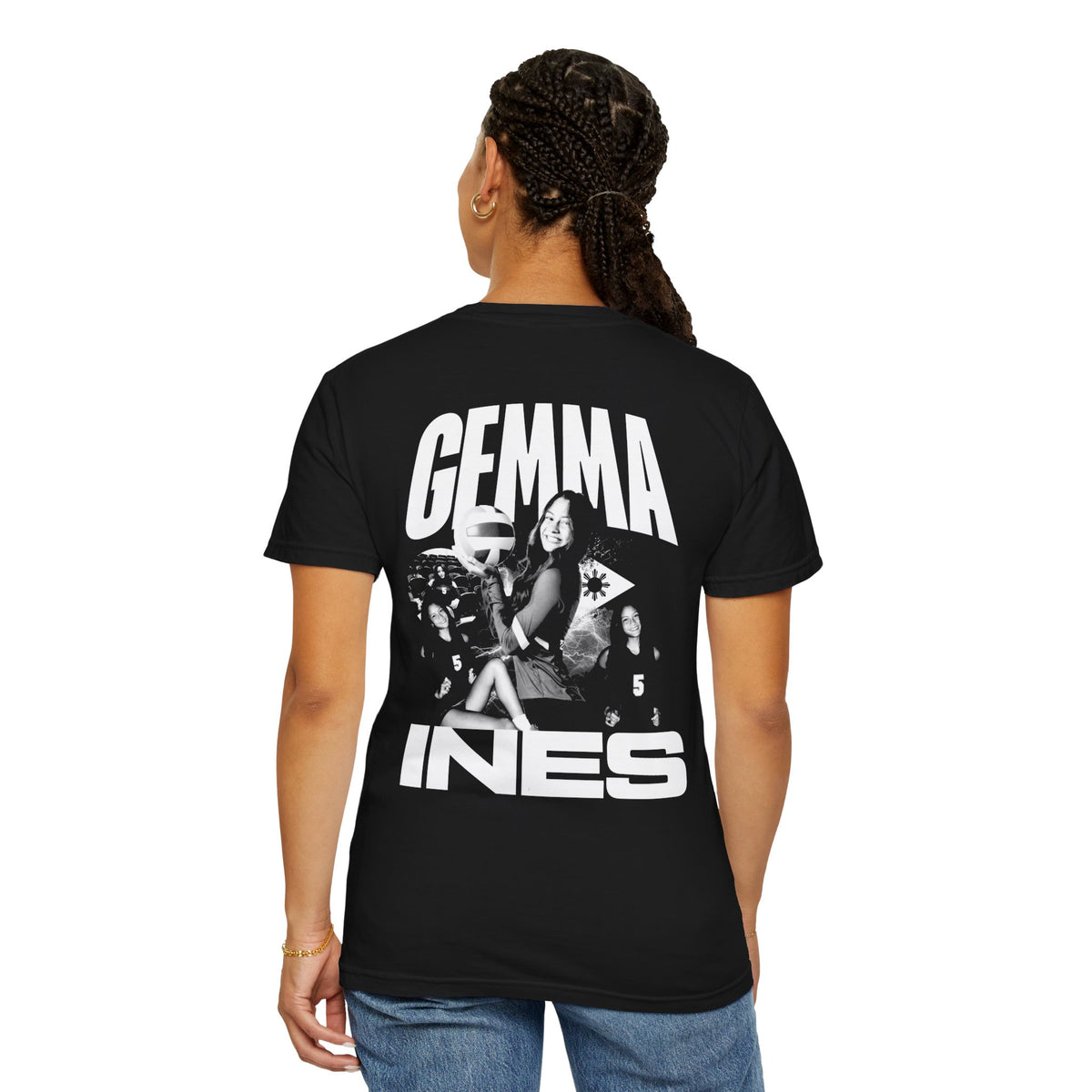 Gemma Ines Vintage Blackout Premium Tee
