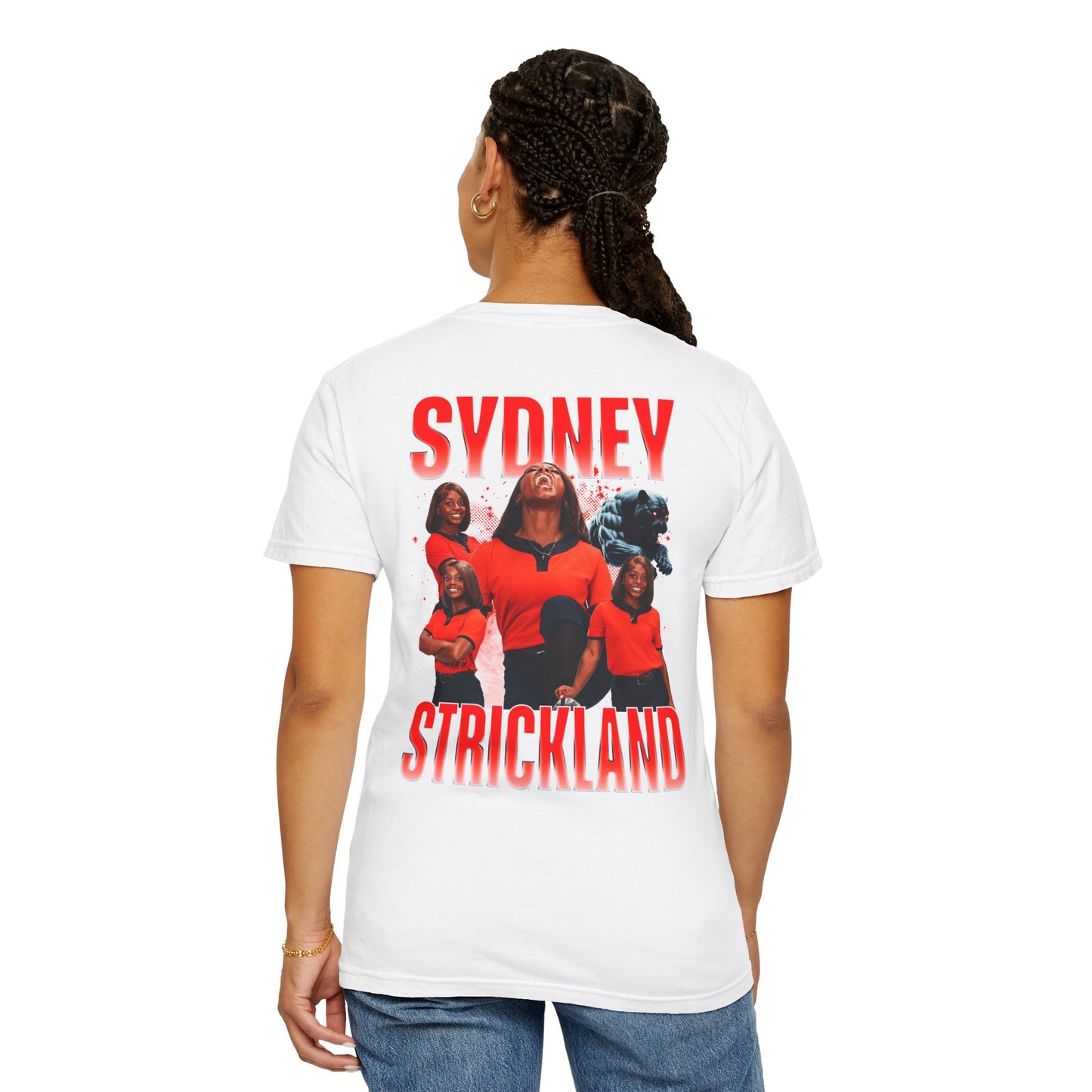 Sydney Strickland Logo Front & Back Premium Tee