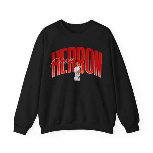 Charlotte Herron Big Last Name Crewneck Sweatshirt