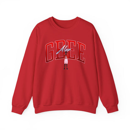Alan Gbee Curved Combo Colored Crewneck Sweatshirt