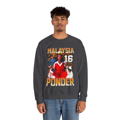 Malaysia Ponder Single Color Combo Crewneck Sweatshirt