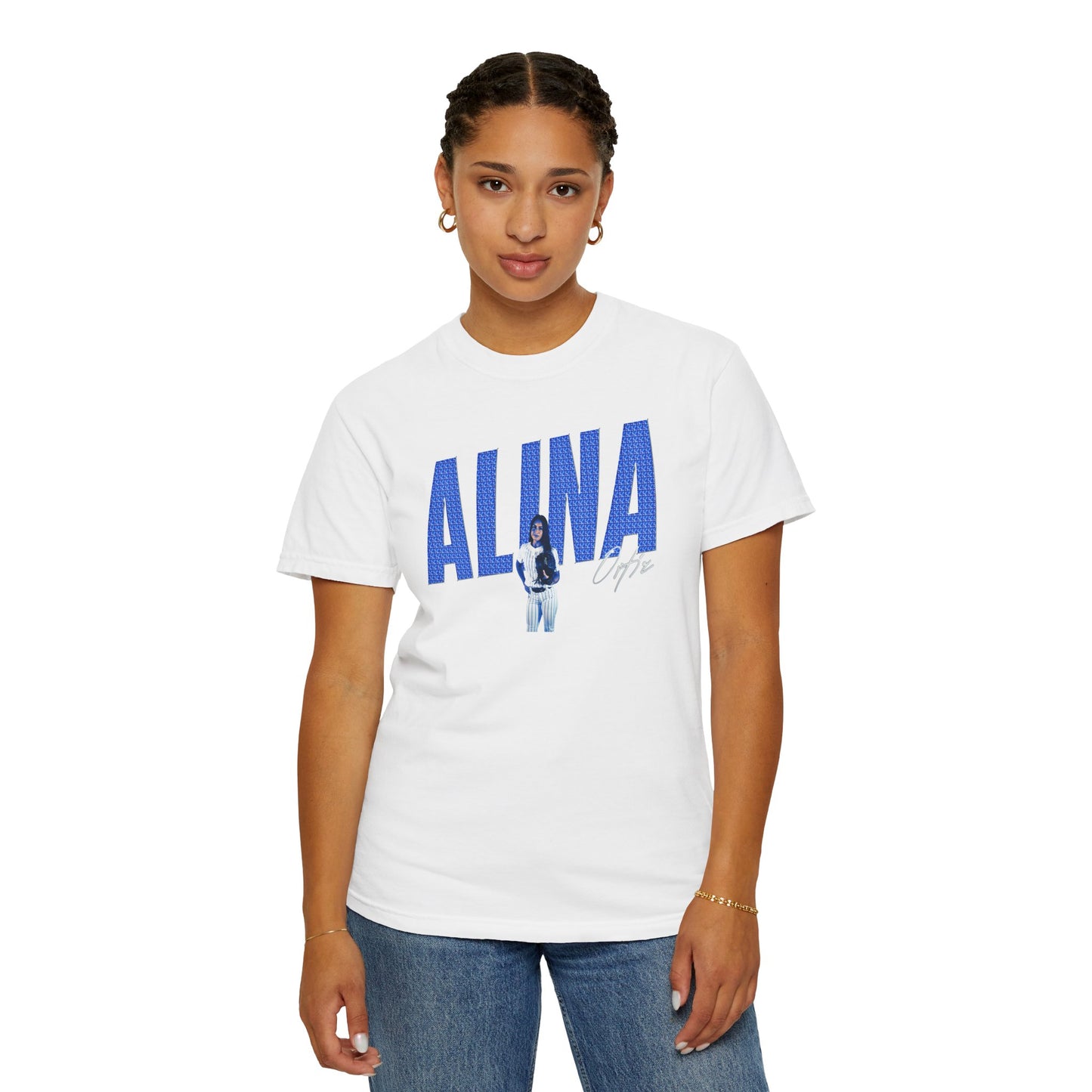 Alina Ortiz Cursive Combo Colored Premium Tee