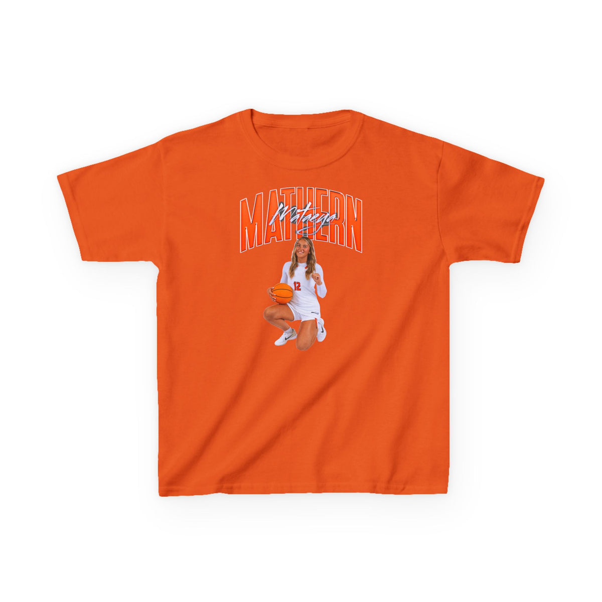 Mataeya Mathern Big Last Name Kids Tee