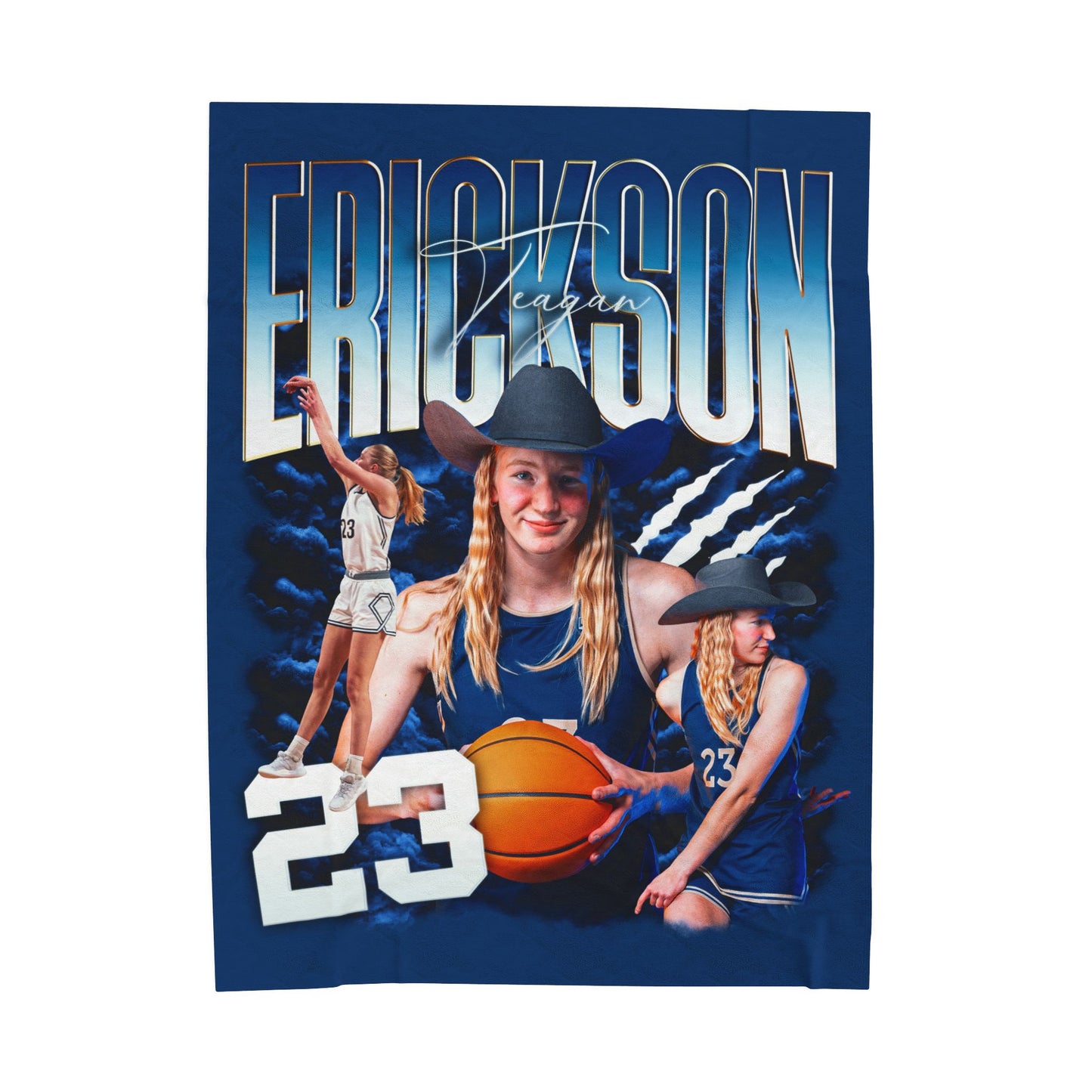 Teagan Erickson 60"-80" Plush Blanket