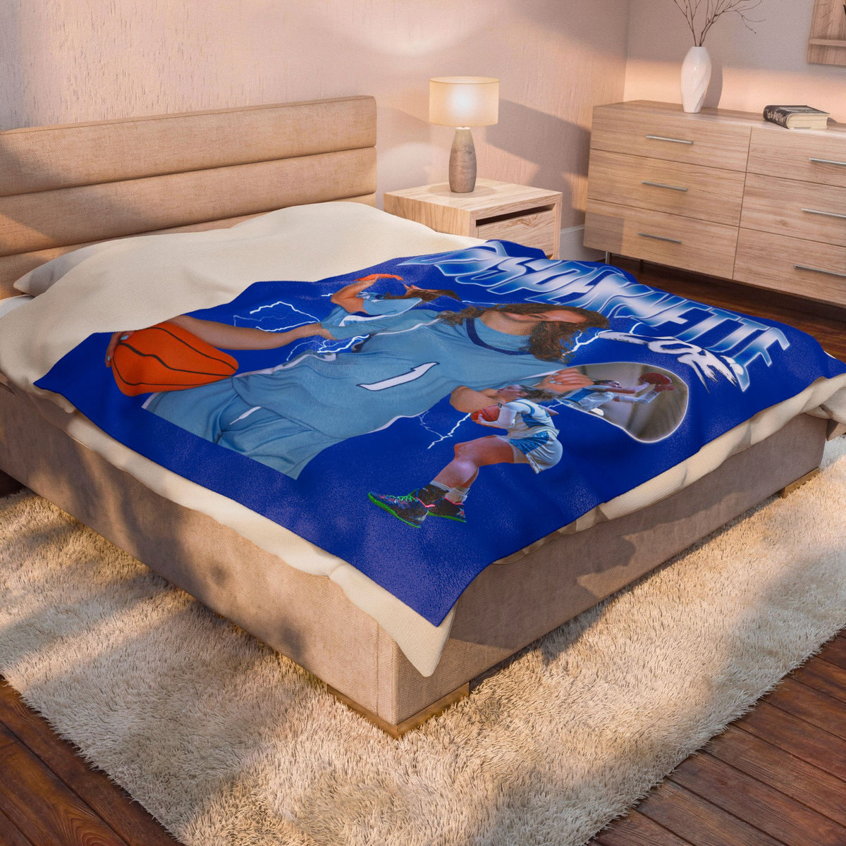 Zoë Dispennette 60"-80" Plush Blanket