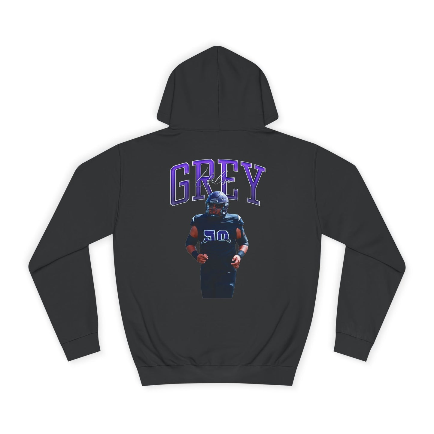 Uelese Grey Big Last Name Premium Hoodie