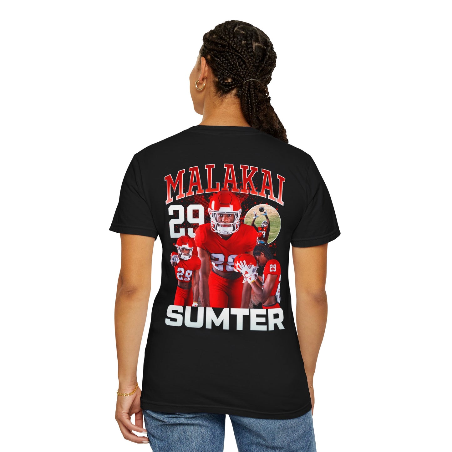 Malakai Sumter Logo Front & Back Premium Tee