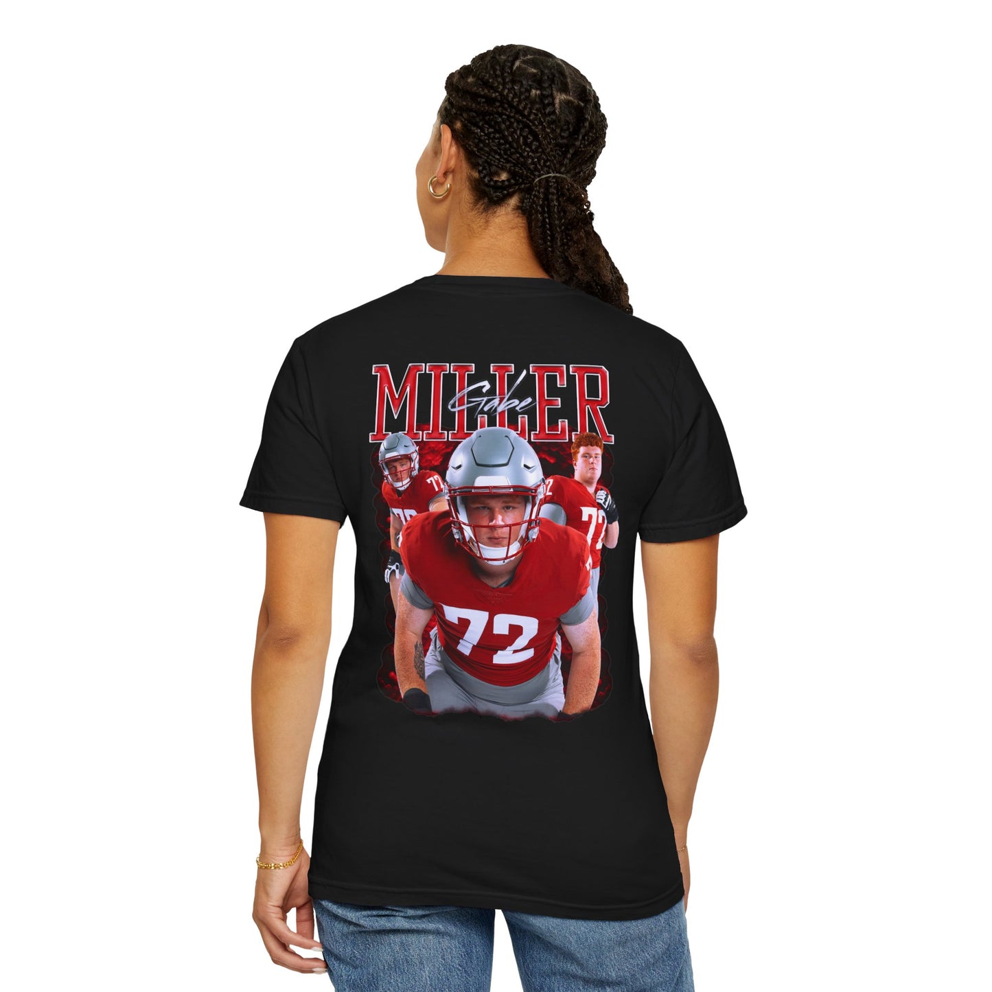Gabe Miller Logo Front & Back Premium Tee