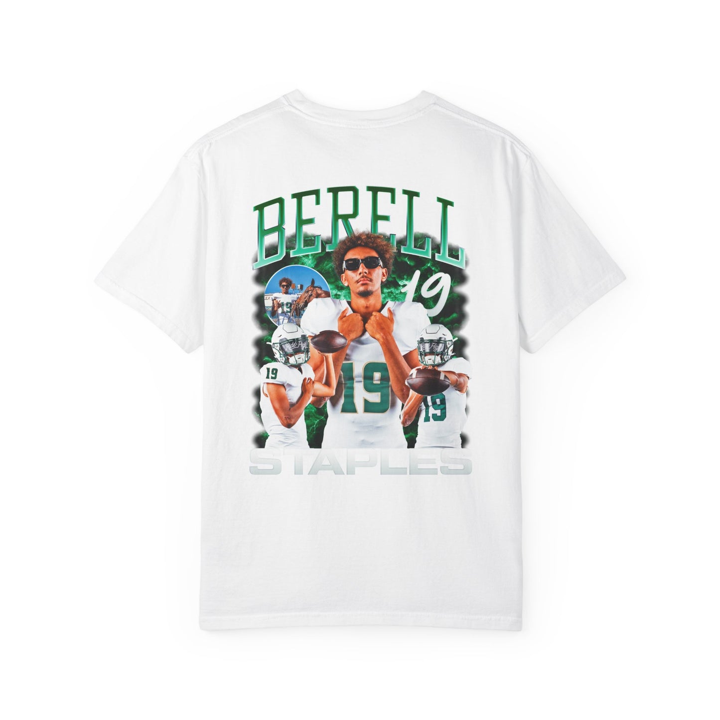 Berell Staples Logo Front & Back Premium Tee