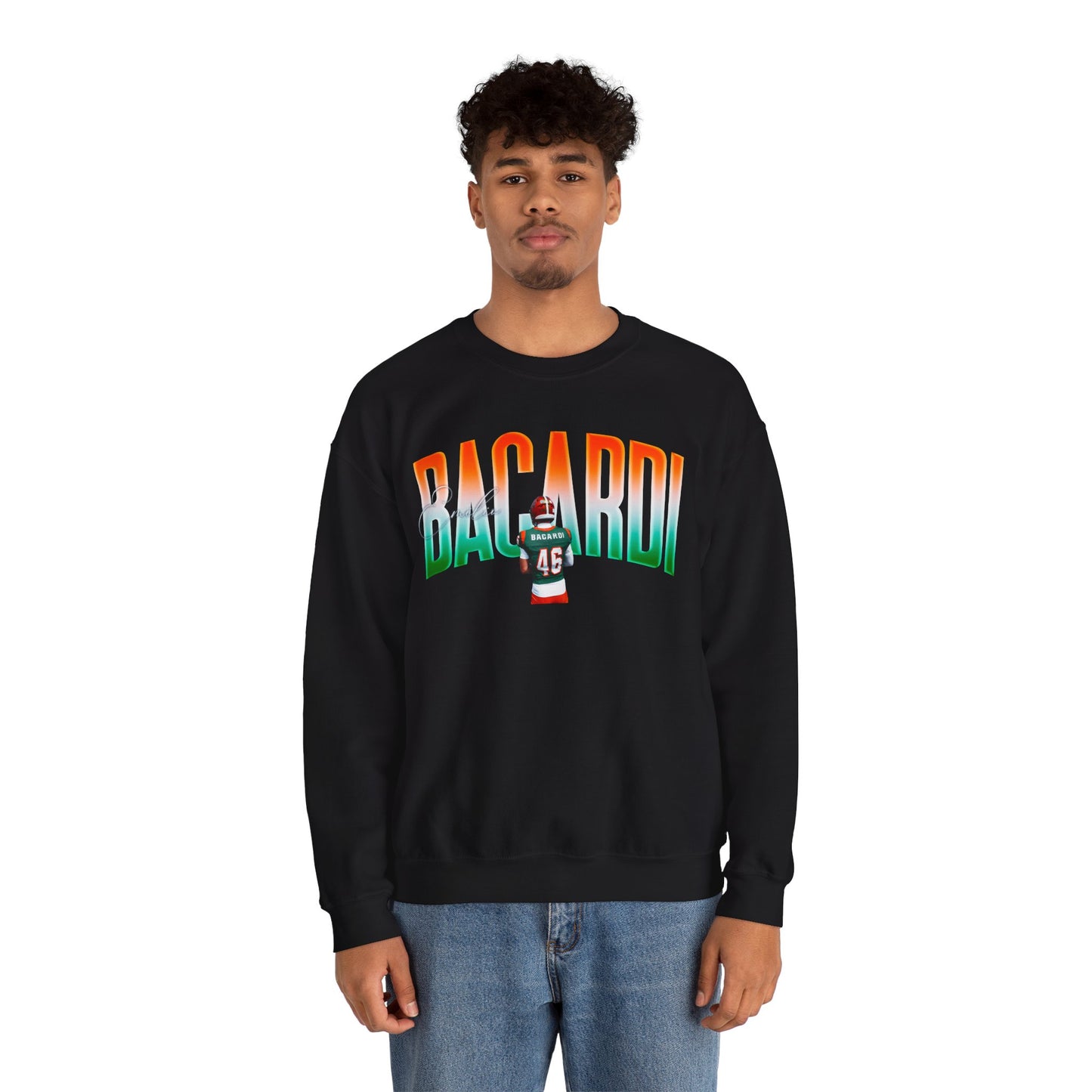 Emilio Bacardi Big Last Name Crewneck Sweatshirt