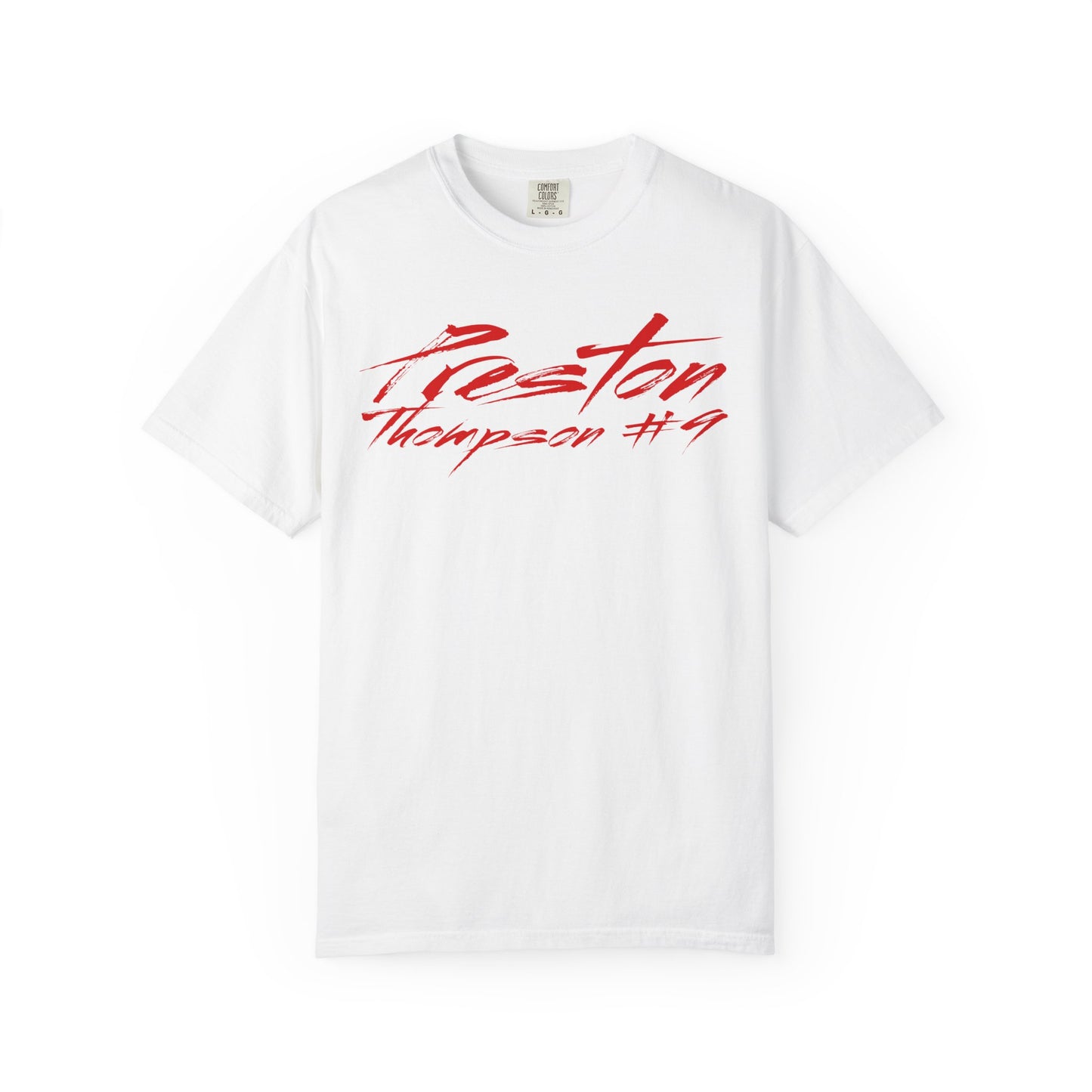 Preston Thompson Cursive Name & Number Premium Tee