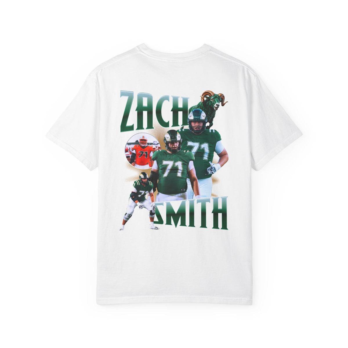 Zach Smith Logo Front & Back Premium Tee