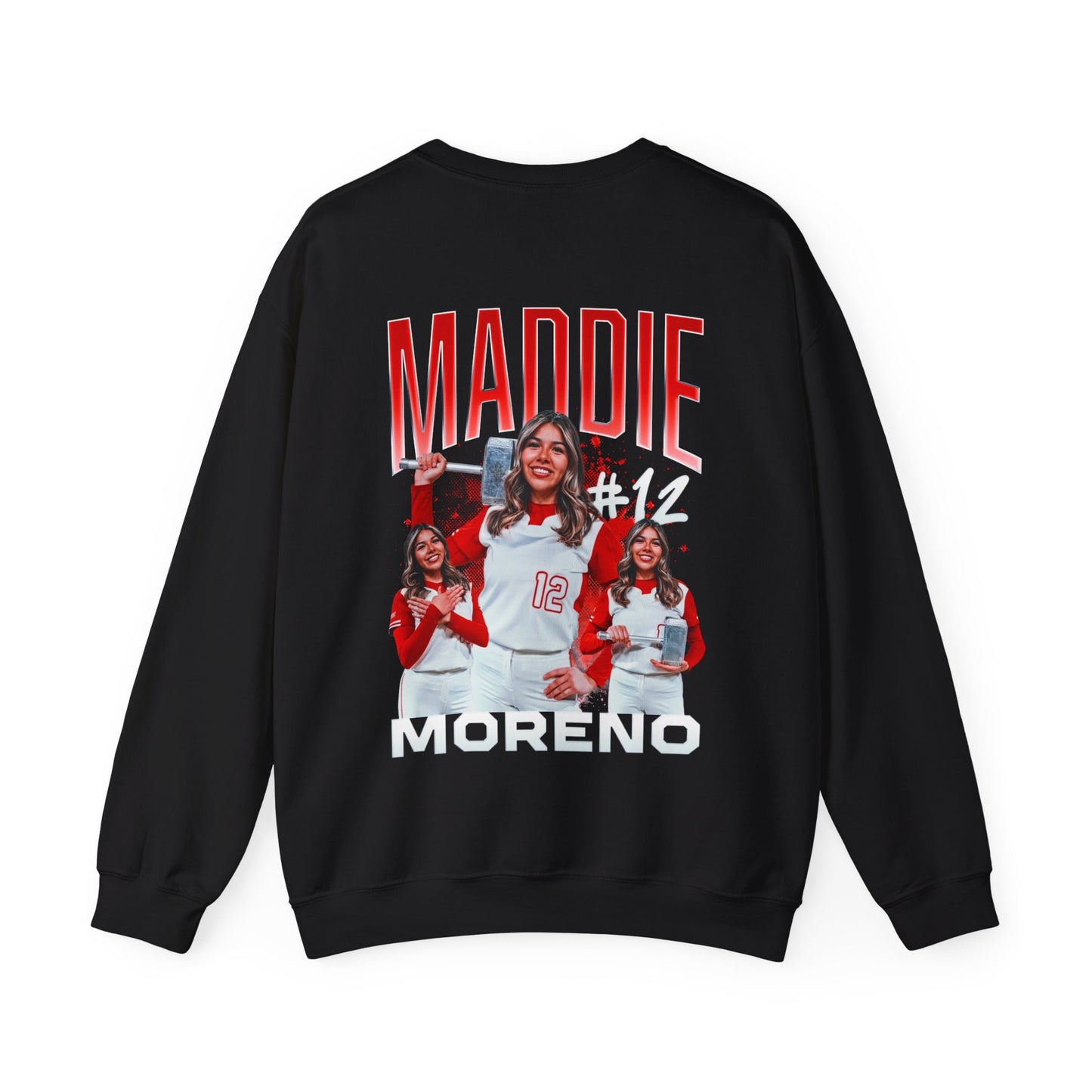 Maddie Moreno Logo Front & Back Crewneck