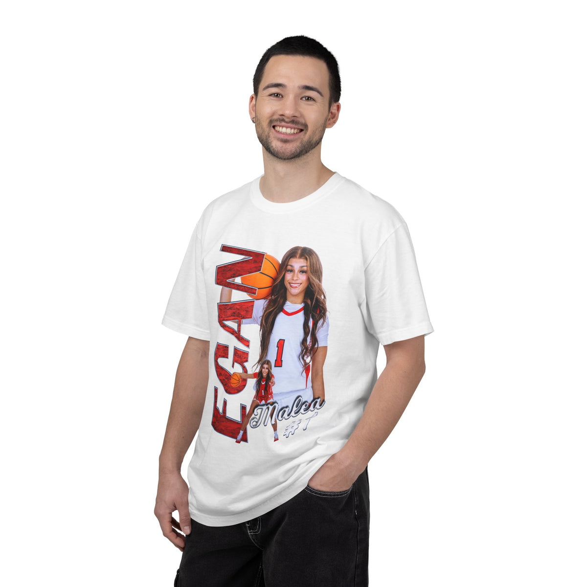 Malea Egan Vertical Name Premium Tee