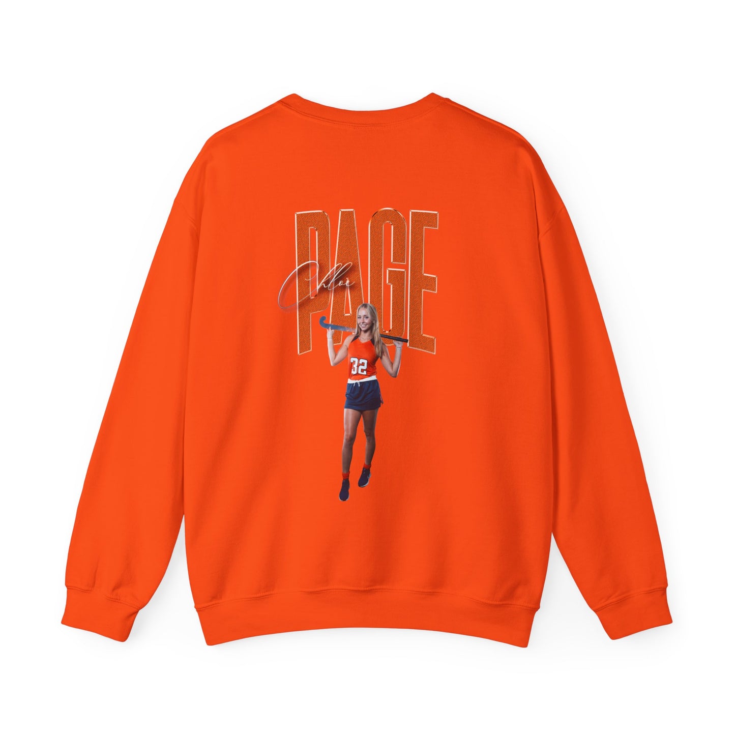 Chloe Page Logo Front & Back Crewneck