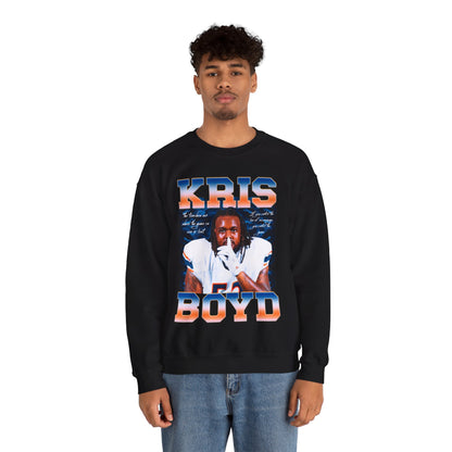 Kris Boyd Featured Quote Crewneck Sweatshirt