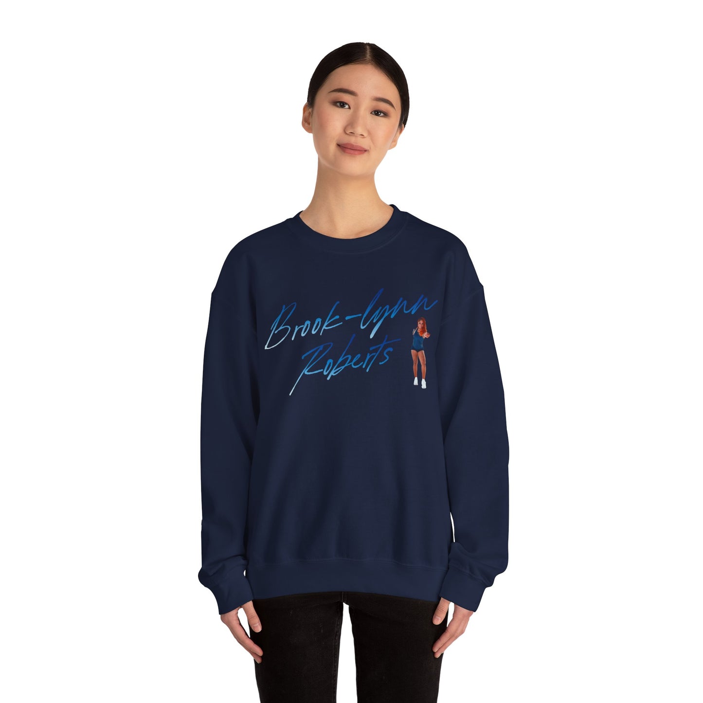 Brook-Lynn Roberts Cursive Crewneck Sweatshirt