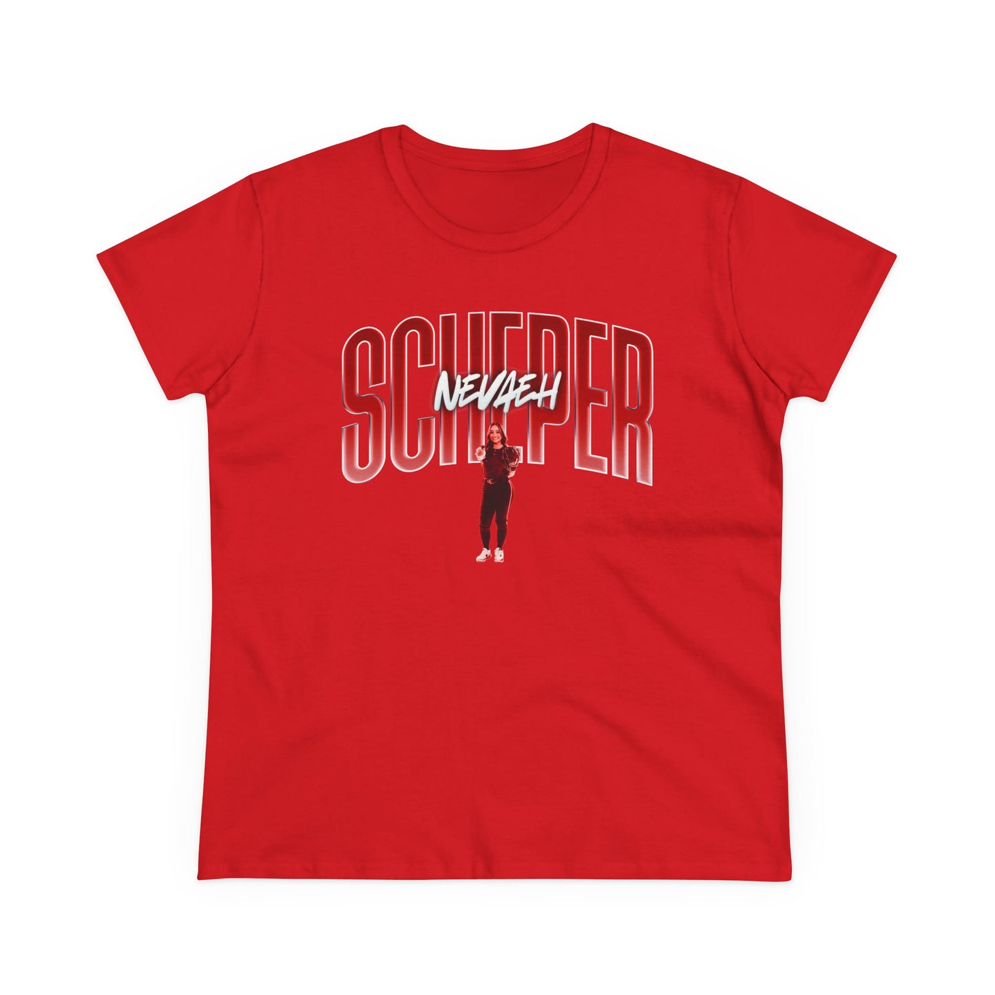 Nevaeh Scheper Curved Combo Colored Women's Tee
