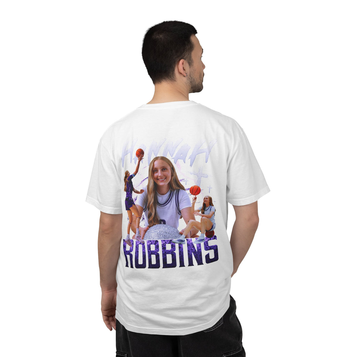 Hannah Robbins Logo Front & Back Premium Tee