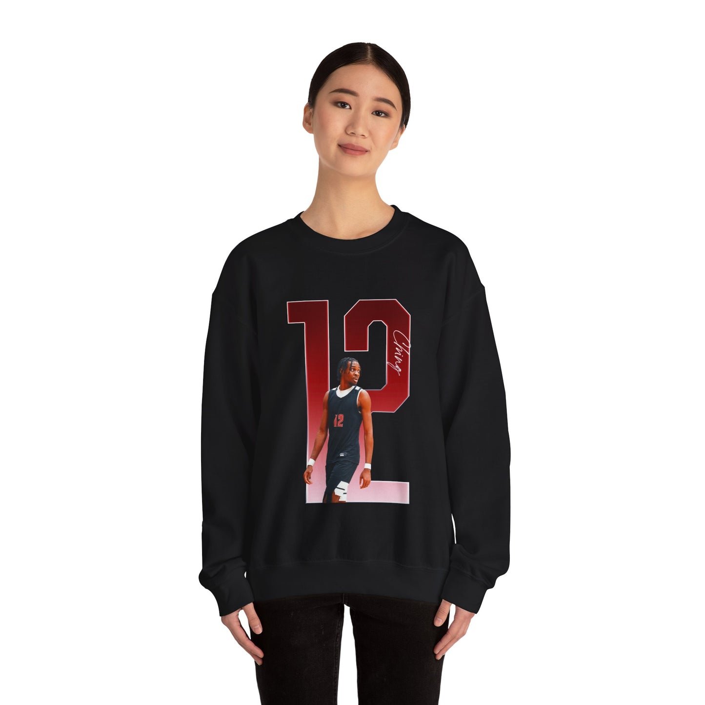 Woody Ching Player Icon Number Crewneck Sweatshirt