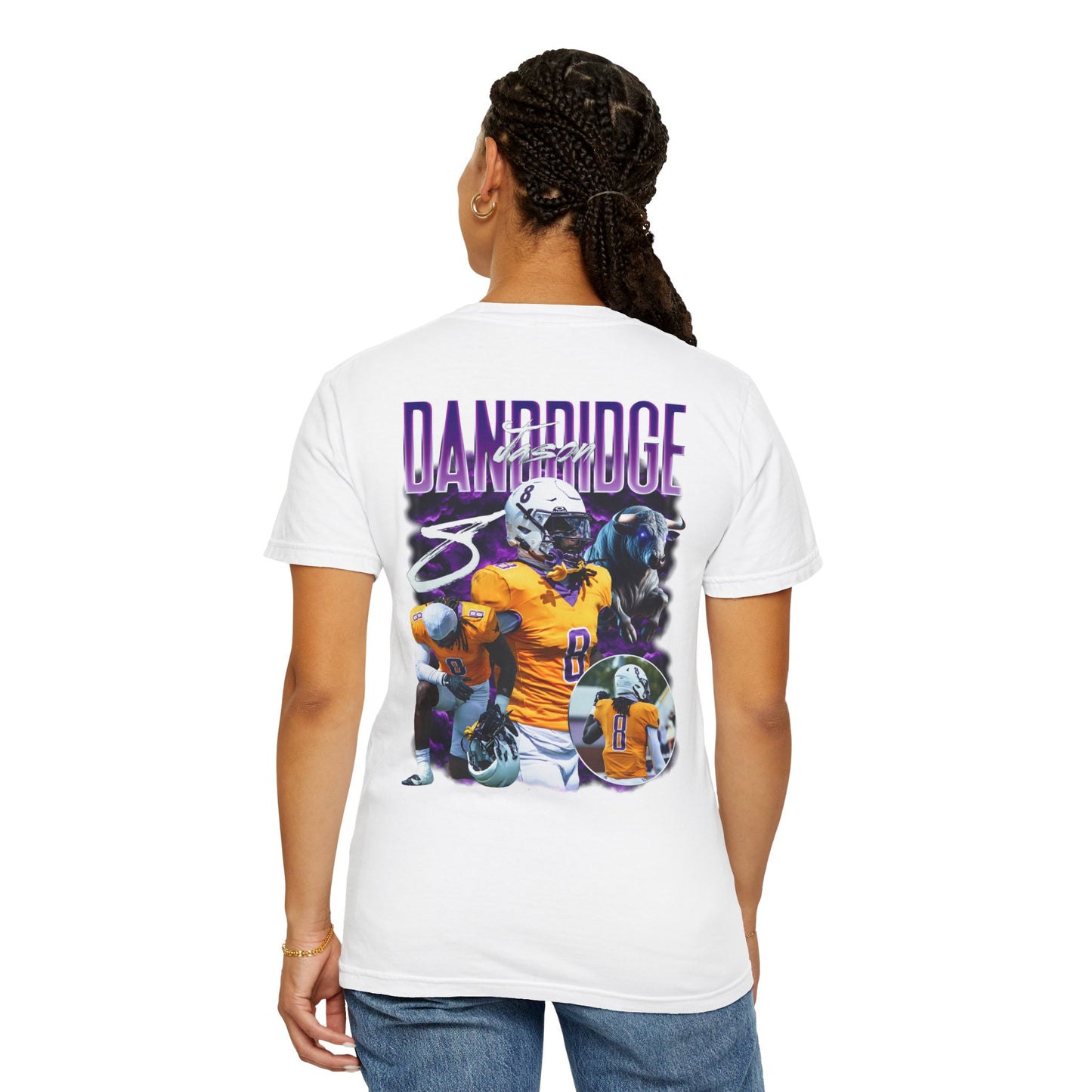 Jason Dandridge Logo Front & Back Premium Tee