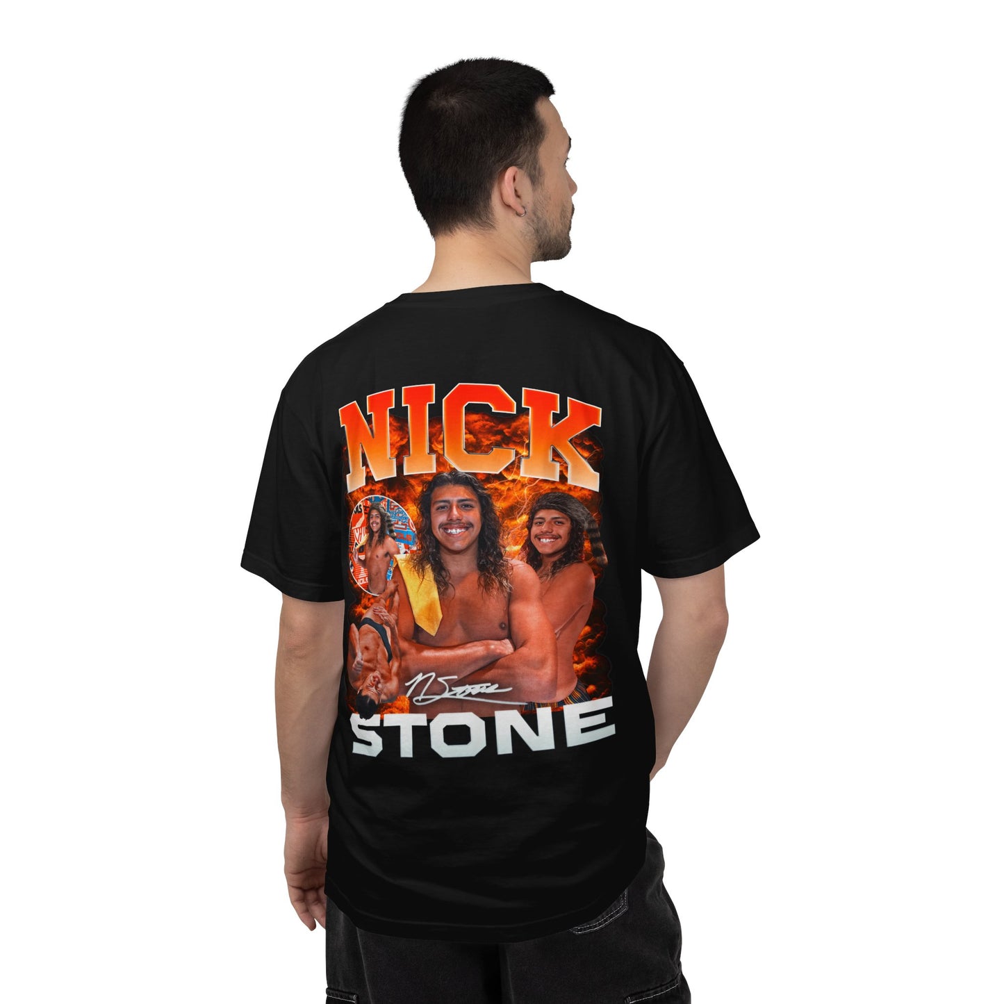 Nick Stone Logo Front & Back Premium Tee