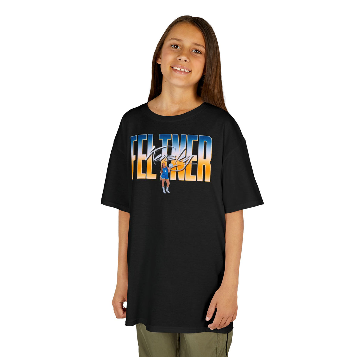Kensley Feltner Curved Combo Kids Tee