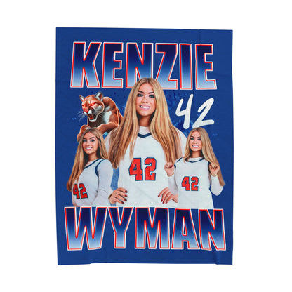 Kenzie Wyman 60"-80" Plush Blanket