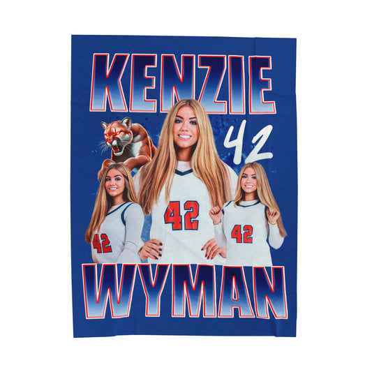 Kenzie Wyman 60"-80" Plush Blanket