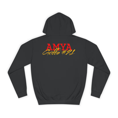Amya Griffin Cursive Name & Number Premium Hoodie