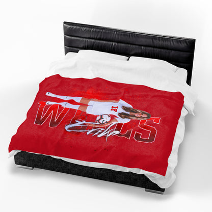 Erika Wells 60"-80" Plush Blanket