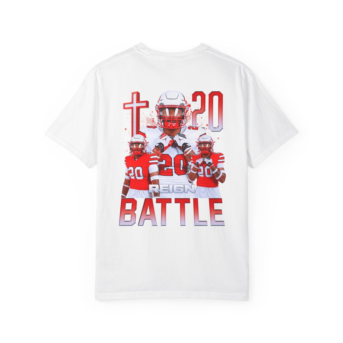 Reign Battle Logo Front & Back Premium Tee