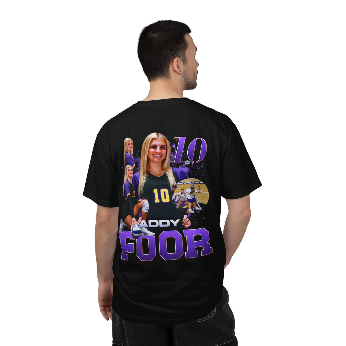 Addy Foor Logo Front & Back Premium Tee