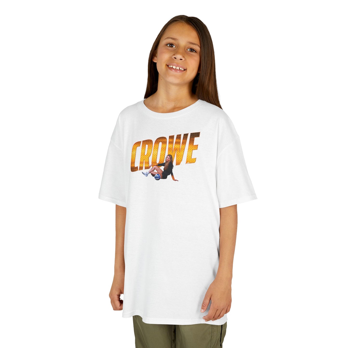 Madi Crowe Cursive Combo Colored Kids Tee