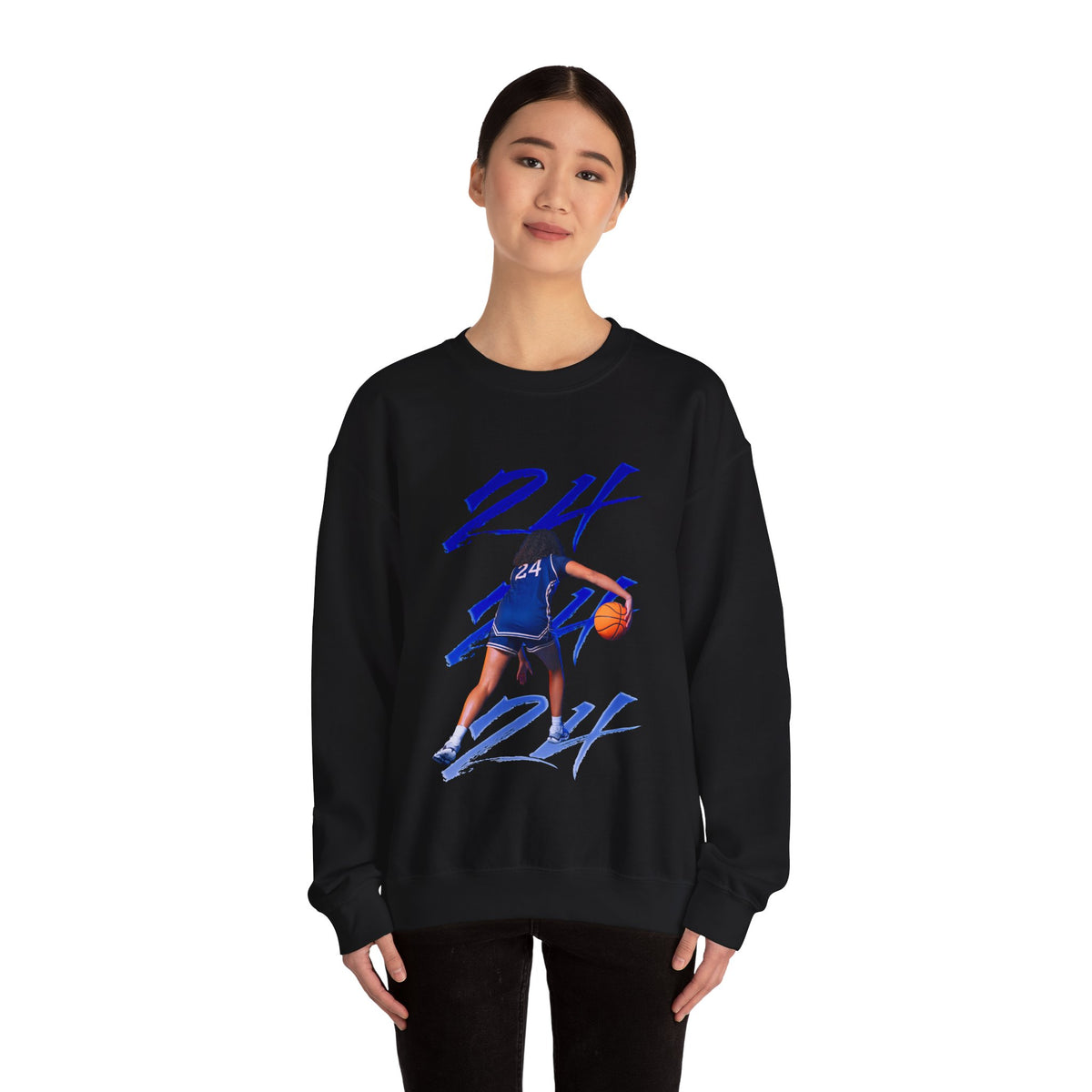 Kadynce Couture Number Scribble Crewneck Sweatshirt