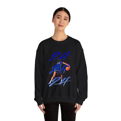 Kadynce Couture Number Scribble Crewneck Sweatshirt