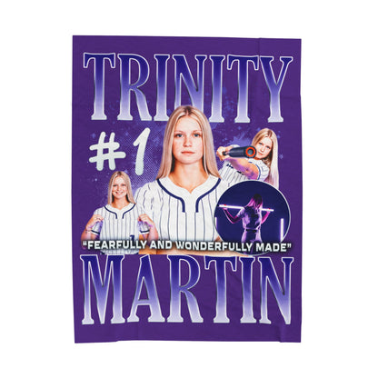 Trinity Martin 60"-80" Plush Blanket