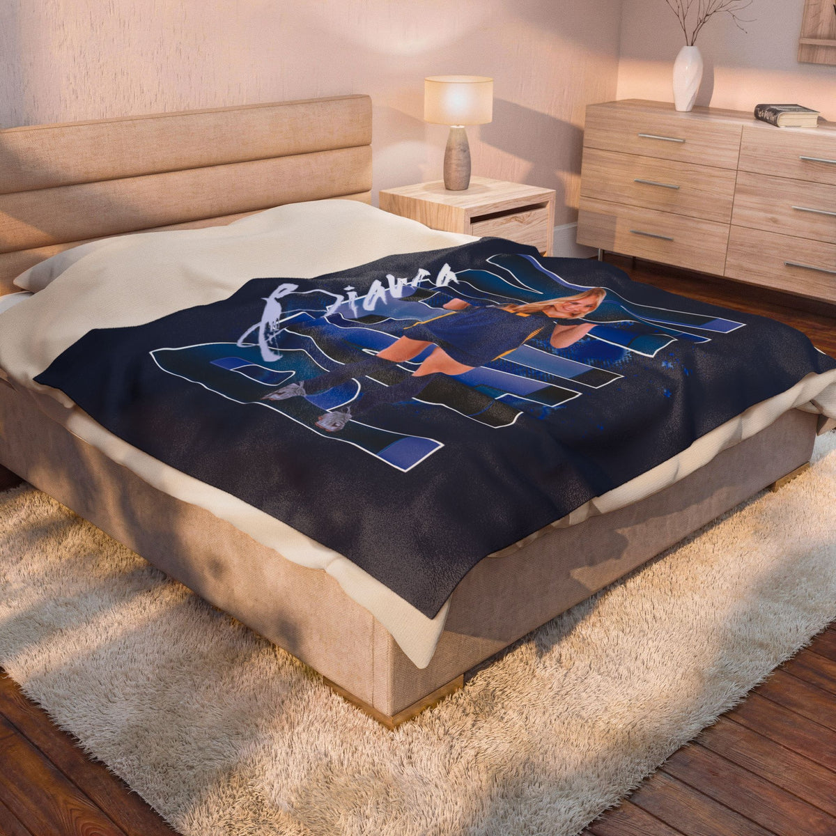 Bianca Patik 60"-80" Plush Blanket