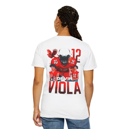 Devin Viola Logo Front & Back Premium Tee