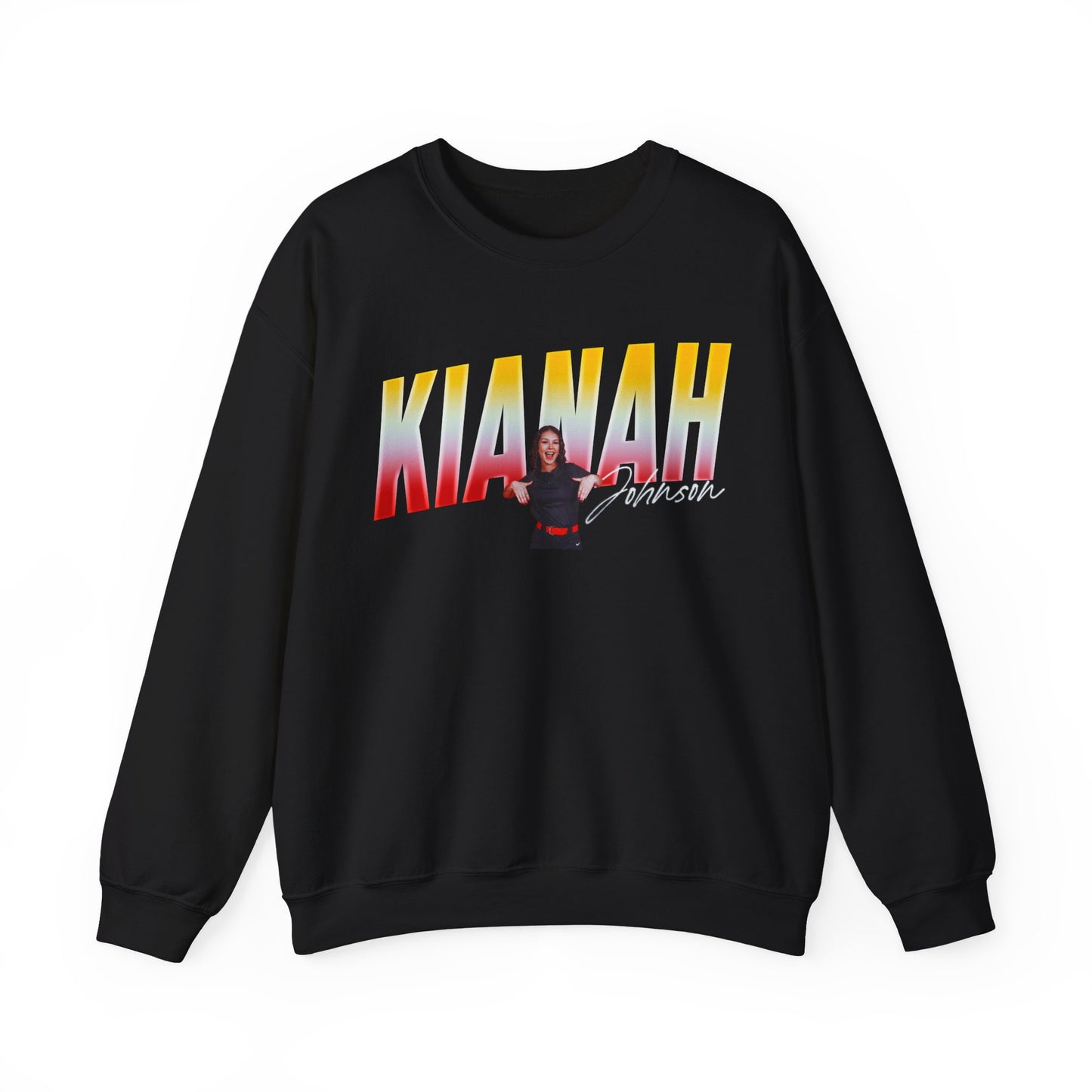 Kianah Johnson Cursive Combo Crewneck Sweatshirt