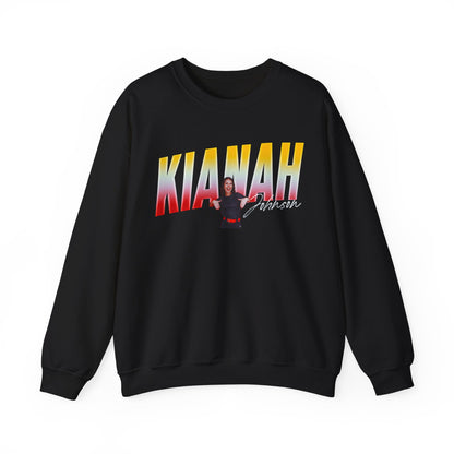 Kianah Johnson Cursive Combo Crewneck Sweatshirt