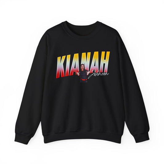 Kianah Johnson Cursive Combo Crewneck Sweatshirt