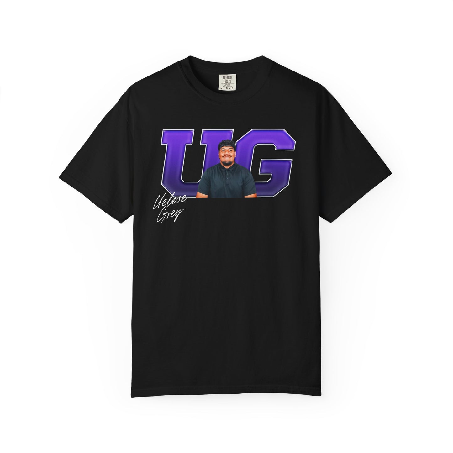 Uelese Grey Big Initials Premium Tee