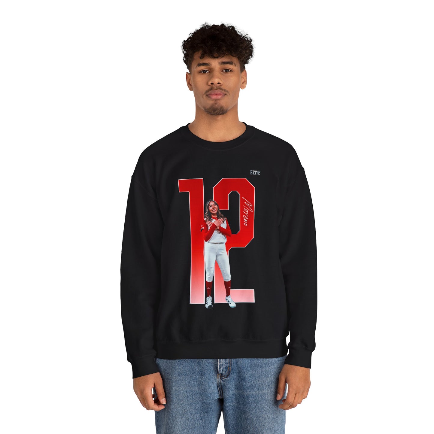 Maddie Moreno Player Icon Number Crewneck Sweatshirt